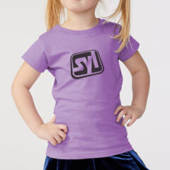 Rabbit Skins Toddler Girls Fine Jersey Tee