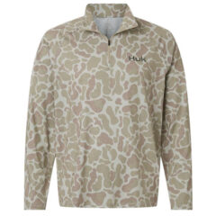 HUK Men’s Airweight KC Printed Quarter-Zip Pullover - 135132_f_fm