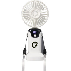 Rechargeable Personal LED Fan - SM-1412WH_D_FR