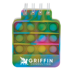 Dimple Silicone Push Pop Notebook