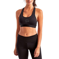 TriDri Women’s Medium Impact Sports Bra - decorated