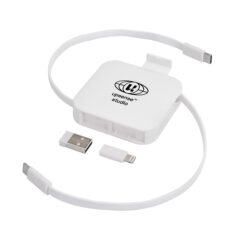 Retractable USB-C Charging Cable Pack with Tip Attachments - 04ee51e4-0523-4355-ae29-b0ea67e6b9e8