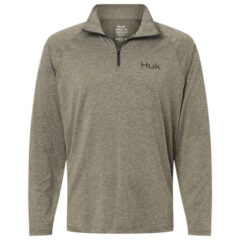 HUK Men’s Airweight Heather Quarter-Zip Pullover - 135101_f_fm