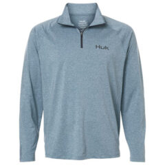 HUK Men’s Airweight Heather Quarter-Zip Pullover - 135102_f_fm
