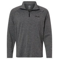 HUK Men’s Airweight Heather Quarter-Zip Pullover - 135103_f_fm