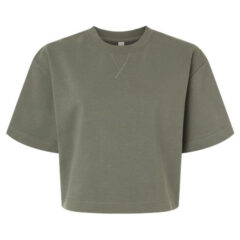 American Apparel Women’s French Terry Mid-Length Boxy Top - 137801_f_fm