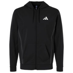 Adidas Men’s Game & Go Fleece Full-Zip Hooded Sweatshirt - 139331_f_fm