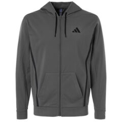 Adidas Men’s Game & Go Fleece Full-Zip Hooded Sweatshirt - 139332_f_fm