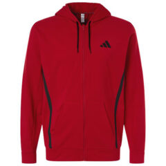 Adidas Men’s Game & Go Fleece Full-Zip Hooded Sweatshirt - 139334_f_fm
