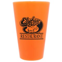 Party Pint Reusable Plastic Cup – 16 oz - 66016-orange_1