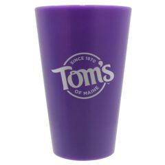 Party Pint Reusable Plastic Cup – 16 oz - 66016-purple