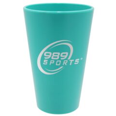 Party Pint Reusable Plastic Cup – 16 oz - 66016-teal_1