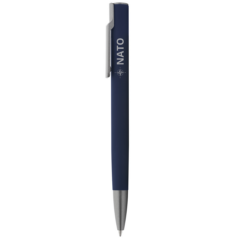 Strata Recycled Aluminum Clip-Click Ballpoint - 9bcfef16-d359-4eb3-aff1-045135a4fa82