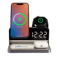 MagSafe Wireless Charging Station Alarm Clock - HF-64-HF-64-DEMO-FRONT-1500