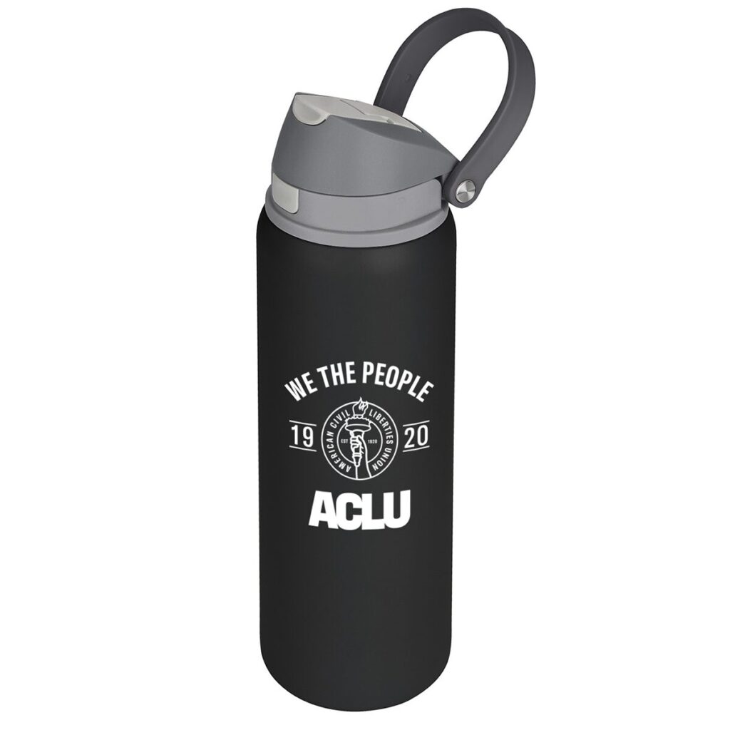 Chug & Sip Double-Wall Stainless Bottle – 32 oz - KB-52-KB-52-BLACK2-1500