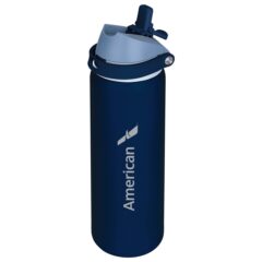 Chug & Sip Double-Wall Stainless Bottle – 32 oz - KB-52-KB-52-NAVY3-1500