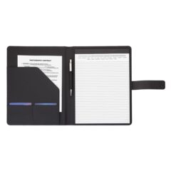 Crossroads Two-Tone Padfolio - S685-S685-GRAY-OPEN2-1500