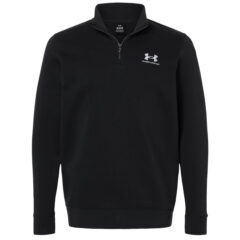 Under Armour Men’s Icon Fleece Quarter-Zip Pullover - Under_Armour_6012710_Black-_White_Front_High