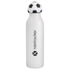 Soccer Top Double-Wall Stainless Bottle - 25 oz