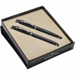 Sheaffer® 100 Glossy Ballpoint & Rollerball Pen Gift Set - 2933-42BK_B_10