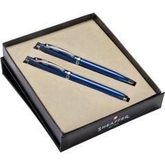 Sheaffer® 100 Glossy Ballpoint & Rollerball Pen Gift Set - 2933-42BL_B_10