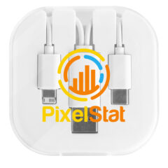 Charging Cable With Phone Stand 2.0 - 29332_WHT_Digibrite