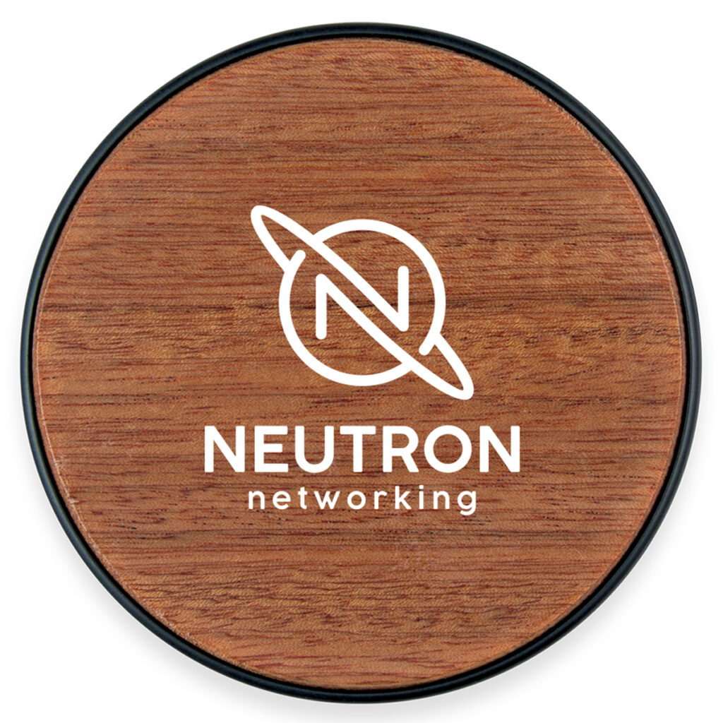 Timber Wireless Charging Pad 2.0 - 29822_WOOD_Silkscreen