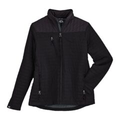 Women’s Front Runner 120 GSM Insulated Quilted Jacket - 3165_BK_laydown_34982525-f199-4639-8c7e-e5d40e4d1d33