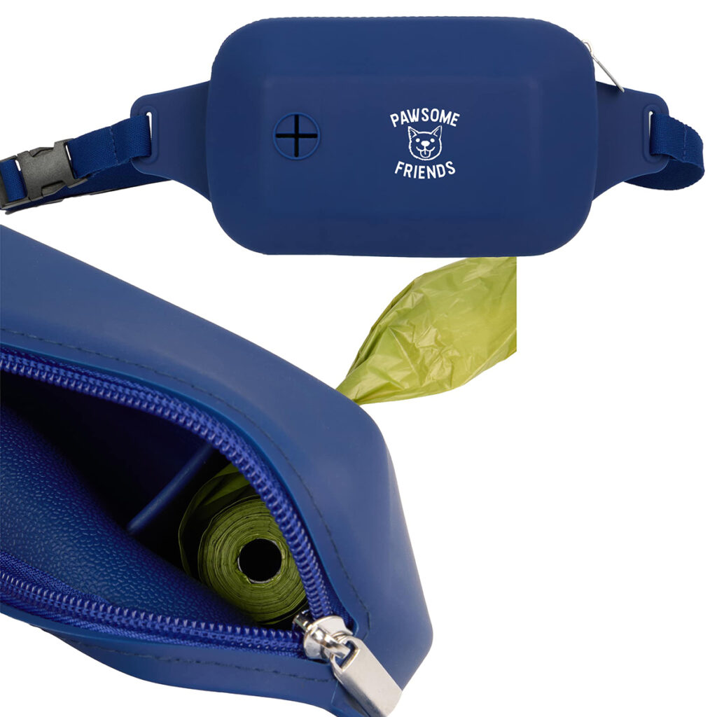 Dog Walking Treat Pouch with Waste Bag Dispenser - 7300-23BL_D_FR_DEFAULT