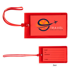 Jelly Luggage Tag - 9754_TRNRED_Digibrite