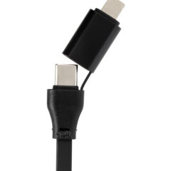 Roberta Retractable Eco 100W Charging Cable - IT280_BK_Connector_Blank