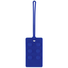 Recycled Push Pop Bubble Luggage Tag - TV244_RYL_Front_Blank