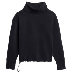 Women’s Comfort Zone Super Soft Modal Blend Funnel Neck - black