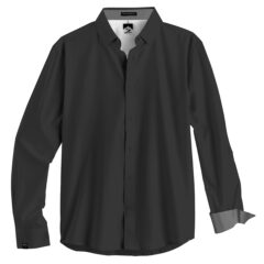 Men’s Influencer 4-Way Stretch Solid Woven Shirt - black