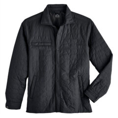 Men’s Artisan 100 GSM Insulated Quilted Shirt Jacket - blk