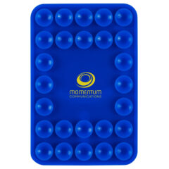 Magnetic Recycled Silicone Suction Phone Mount - blue