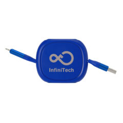 Roberta Retractable Eco 100W Charging Cable - blue