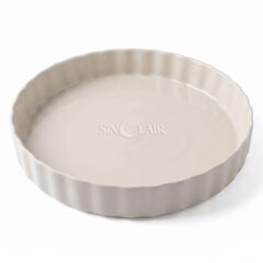 Sinclair Stoneware Pie Dish - bone