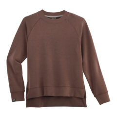 Women’s Comfort Zone Super Soft Modal Blend Crew Neck - cbrown