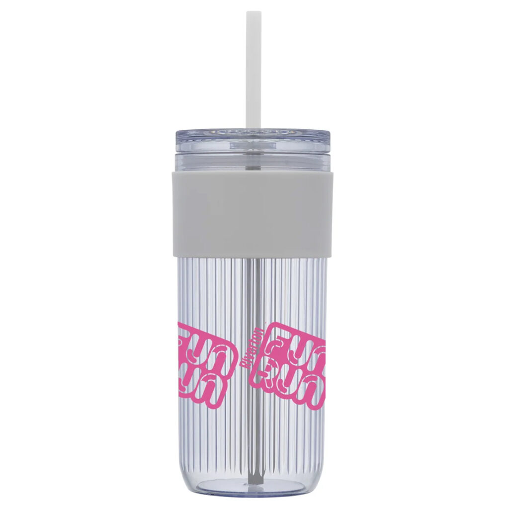 Julia Fluted Eco Tumbler – 22 oz - clear
