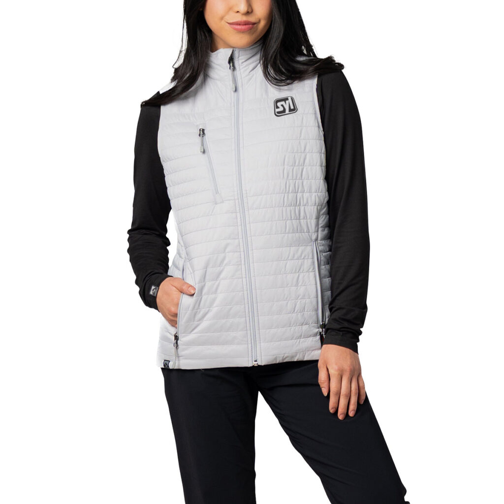 Women’s Front Runner 120 GSM Insulated Quilted Vest - decorated