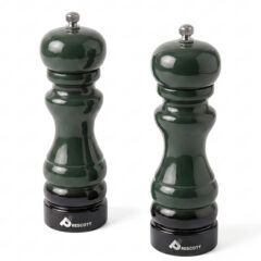 Prescott Oak Wood Salt and Pepper Mill Set - evergreen4