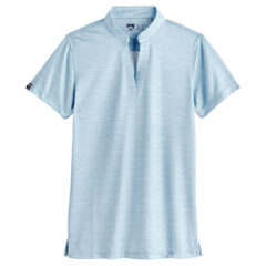 Women’s Unwinder Printed Bamboo Short Sleeve Polo - gb
