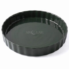 Sinclair Stoneware Pie Dish - green
