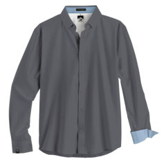 Men’s Influencer 4-Way Stretch Solid Woven Shirt - grey