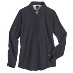 Women’s Influencer 4-Way Stretch Solid Woven Shirt - irongrey