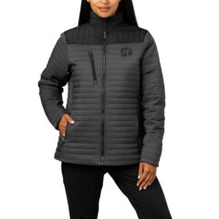 Women’s Front Runner 120 GSM Insulated Quilted Jacket - model