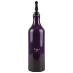 Amaro Ceramic Olive Oil Dispenser – 20.3 oz - plum