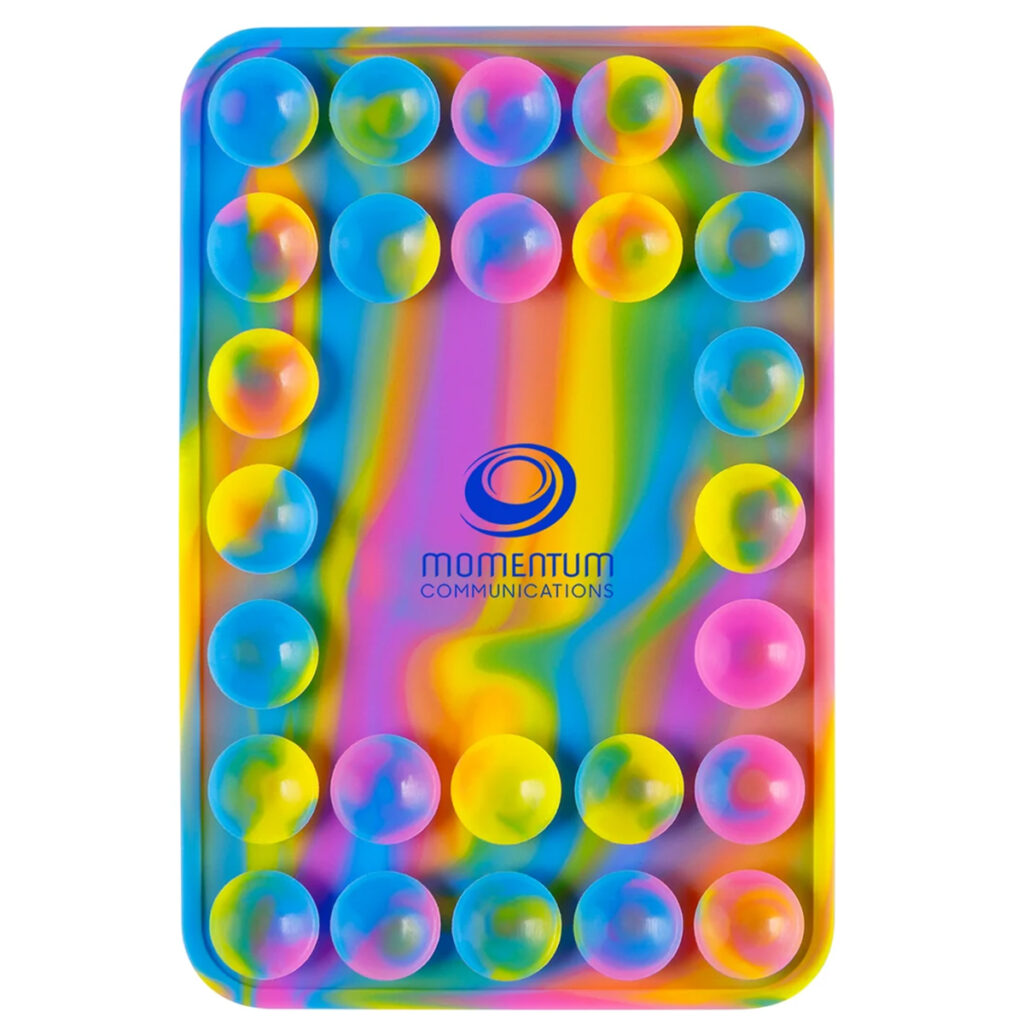 Magnetic Recycled Silicone Suction Phone Mount - rainbow