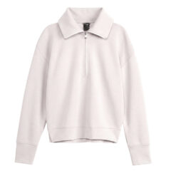 Women’s Comfort Zone Super Soft Modal Blend Half Zip - sandbrown